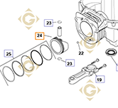 Piston k2087416s moteurs Kohler