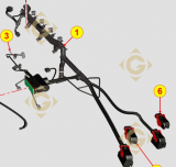 Electrical Wiring 2186402 engines LOMBARDINI