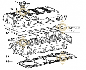 Spare parts  9200705 For Engines LOMBARDINI, by marks LOMBARDINI